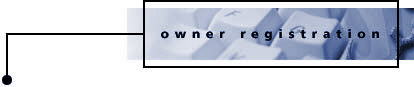 Owner Registration